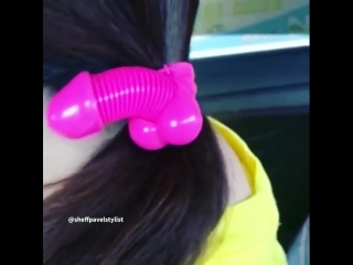 funny hair clip