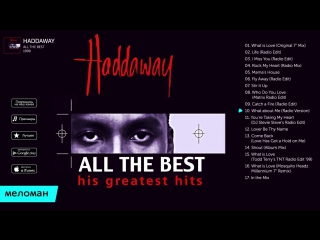 haddaway - all the best (album 1999)